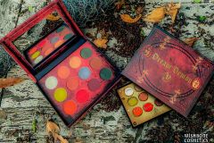 Dream Demon make-up palette -showing cover, colours, lid and mirror